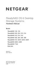 Netgear RN422 Hardware Manual