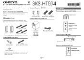 Onkyo SKS-HT594 User Guide