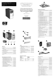 HP dx7200 HP Compaq Business PC dx7200 MT Illustrated Parts Map, 1st Edition