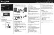 Insignia NS-SH513 Quick Setup Guide (English)