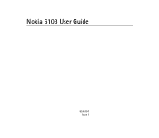 Nokia 6103 User Guide