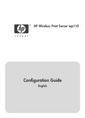 HP wp110 HP Wireless Print Server wp110 - (English) Configuration Guide