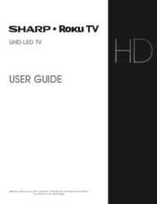Sharp LC-55LBU711U Roku User Guide 19 0162 WEB V1 EN Final lr