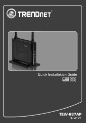 TRENDnet TEW-637AP Quick Installation Guide
