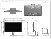 Dell E2214Hv Dell  Monitor China Only Outline Drawing