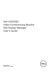 Dell U3223QZ Display Manager Users Guide