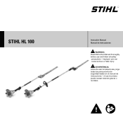 Stihl HL 100 Product Instruction Manual