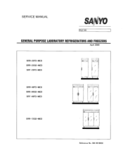Sanyo SRR-23GD-MED Service Manual