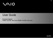 Sony VGN FJ270P B User Guide