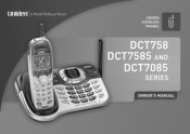 Uniden DCT758 English Owners Manual