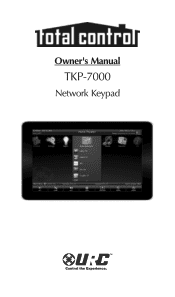 URC TKP-7000 Owners Manual