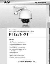 Ganz Security PT127N-XT Specifications