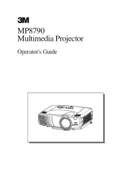 3M MP8790 Operation Guide