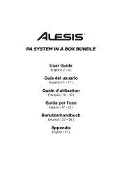 Alesis PA System in a Box Bundle PA System in a Box Bundle - User Guide - v1.3.pdf