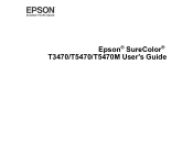 Epson SureColor T5470M Users Guide