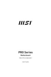 MSI PRO Z790-A MAX WIFI User Manual 1