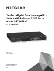 Netgear GS724TPv2 User Manual