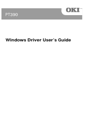 Oki PT390 LAN Windows Driver Users Guide