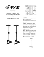 Pyle PSTND35 Instruction Manual