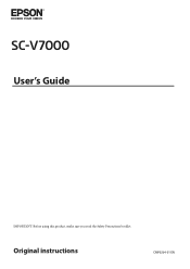 Epson SureColor V7000 Users Guide