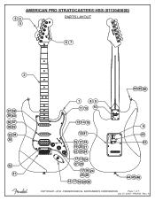 Fender American Professional Stratocaster HSS Shawbucker Fender American Professional Stratocaster HSS Service Manual