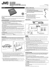 JVC KS-AX4504 Instructions