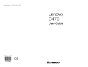 Lenovo C470 (English) User Guide - Lenovo C470