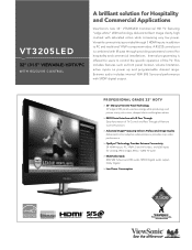 ViewSonic VT3205LED VT3205LED Datasheet Low Res (English, US)