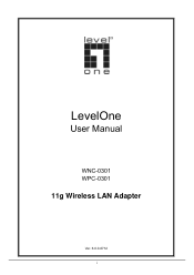 LevelOne WNC-0301 User Manual