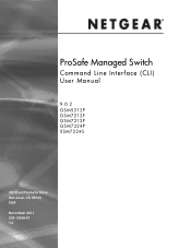 Netgear GSM7224P GSM5212P/GSM7212P/GSM7212F/GSM7224P CLI Manual