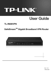 TP-Link TL-R600VPN TL-R600VPN V1 User Guide