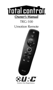 URC MRX-20 Trg-100 Owners Manual