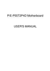 Asus P E-P55T2P4D User Manual