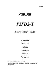 Asus P5SD2-X Motherboard DIY Troubleshooting Guide