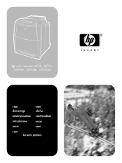 HP 4600dn HP color LaserJet 4600 Series - Start Guide