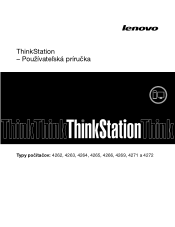 Lenovo ThinkStation C20 (Slovakian) User Guide