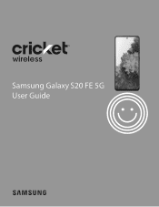 Samsung Galaxy S20 FE 5G Cricket User Manual