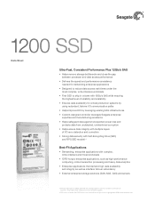 Seagate ST200FM0073 1200 SSD Data Sheet
