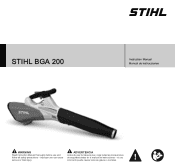 Stihl BGA 200 Instruction Manual