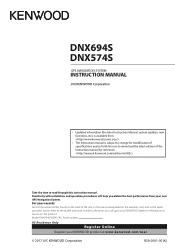 Kenwood DNX694S User Manual