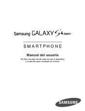 Samsung Galaxy S4 zoom User Manual