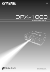 Yamaha DPX 1000 MCXSP10 Manual
