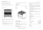 Fisher and Paykel OR36SDG6X1 Quick Reference guide