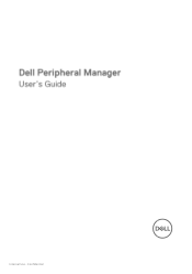 Dell U3223QZ Peripheral Manager Users Guide