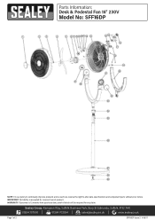 Sealey SFF16DP Parts Diagram