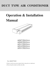 Haier AD212XLEAA User Manual