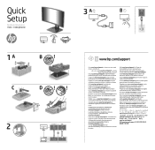 HP X24c Quick Setup Guide