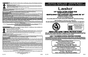Lasko S16500 User Manual