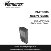 Memorex MMP8565 User Manual