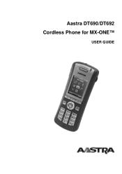 Aastra DT690 User Guide DT690 and DT692 for MX-ONE